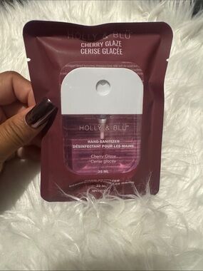 Holly and Blu Cherry Glaze Hand Sanitizer - Pink